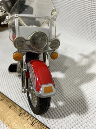 1994 Buddy L #5606 Harley-Davidson Motorcycle Classic Cruiser Red 11.5" L (398 - Picture 7 of 11