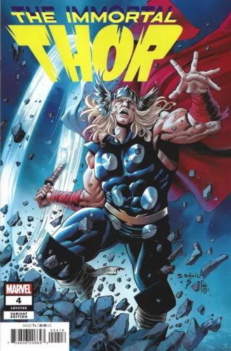 Immortal Thor #4 1:25 Sergio Davila Variant Al Ewing Marvel 2023