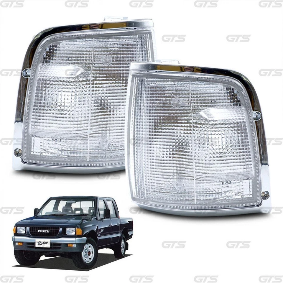 Pair Clear Corner Signal Lamp Light For Isuzu TFR TF Holden Rodeo Pickup 1995 Foto 2 de 4