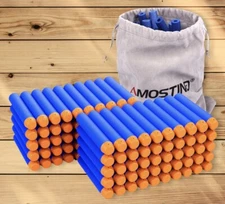 AMOSTING Refill Darts 100PCS Bullets Ammo Pack for Nerf N-Strike Elite Series