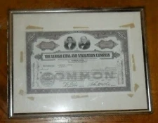 JB RFM 75584 The Lehigh Coal And Navigation Company 50 Shares of Common Stock in