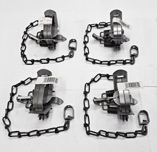  PACK 4 Duke 1 Coil Spring Traps 0469 Raccoon Muskrat Mink Nuisance Trapping