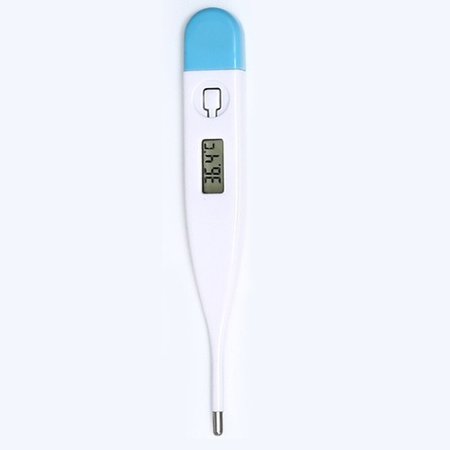 LCD Digital Thermometer Temperature Body Oral Basal Tip Beeper Adult Child Baby - Picture 2 of 3