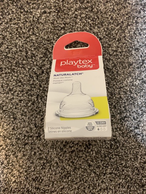 playtex naturalatch latex slow flow