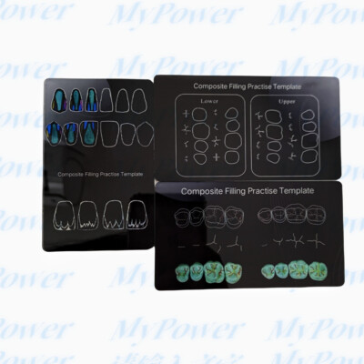 Dental Composite Resin Filling Model Student Practise Template Morphology Board