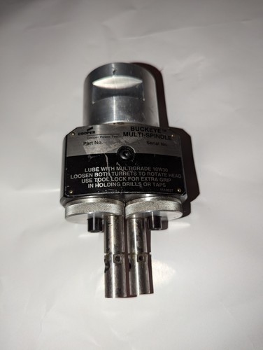 NEW GENUINE COOPER POWER TOOLS BUCKEYE MULTI-SPINDLE 1110627 LOOSEN TURRETS PLUS - Picture 7 of 11