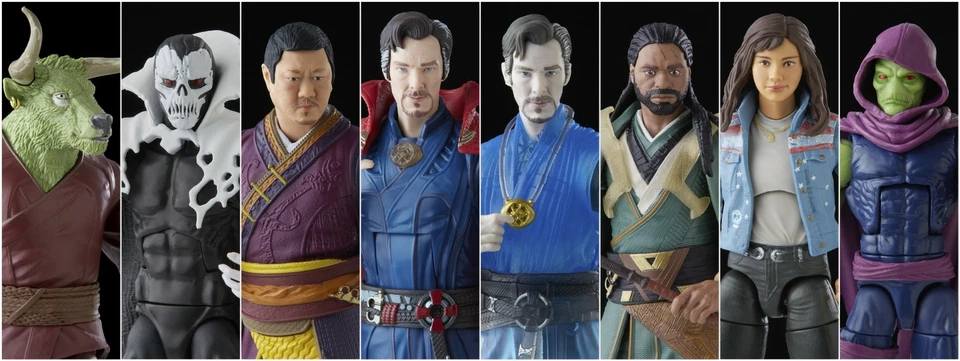 Marvel Legends Doctor Strange en El Multiverso de La Locura Set 8 Action Figures - Imagen 3 de 3