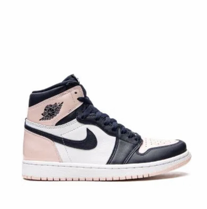Nike Air Jordan 1 ネイビー/ピンク NIKE 海外限定 AIR JORDAN 1 MID GS 