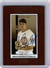 2005 Upper Deck Origins Old Judge Gold Geovany Soto RC Auto 09/20 Chicago Cubs
