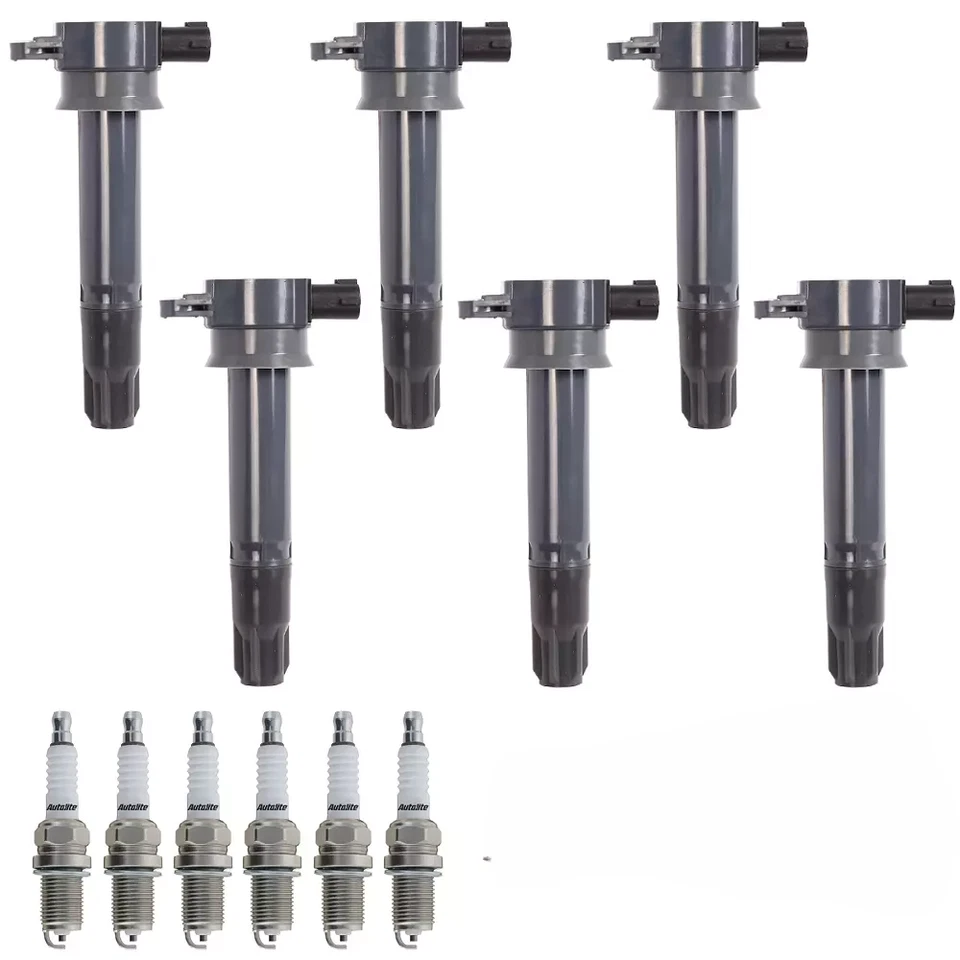 Ignition Coil & Autolite Spark Plug For 2008-2011 Mitsubishi Galant Endeavor V6 - Image 2 of 4