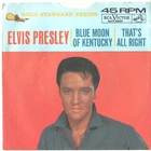 ELVIS PRESLEY-GOLD STANDARD SERIES PICTURE SLEEVE +45-(THAT'S ALL RIGHT)--PS-PIC