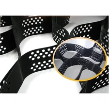 4 inch Thick 8 * 19ft Geo Grid Ground Polyethylene HDPE Honeycomb Geocell Per...