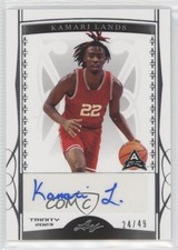2022-23 Leaf Trinity Silver 24/49 Kamari Lands #BA-KL1 Auto 11ur