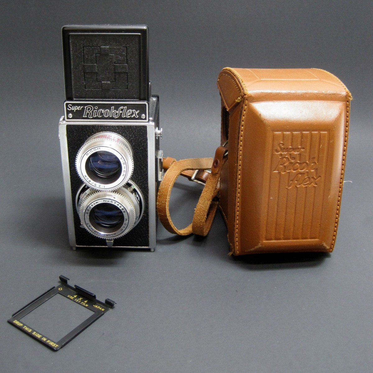 VTG Super Ricohflex Camera Japan TLR 120 127 Film Dual Lens x