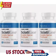 3 PACK SciatiEase Labs Sciati Ease Sciatic Nerve Formula 120 Capsules FAST SHIP