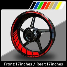 Reflective Wheel Rim Stripe Decal Motorcycle Hub Sticker Tape Universal For 17in