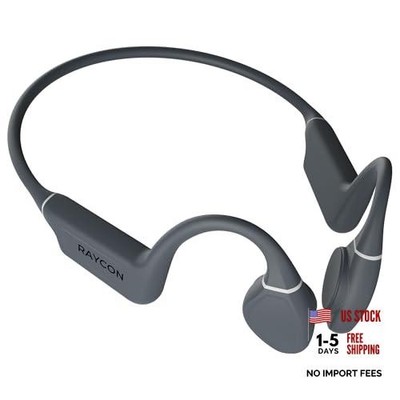 Bluetooth Bone Conduction Headphones - Open Ear Running Headphones - Sweat Gray