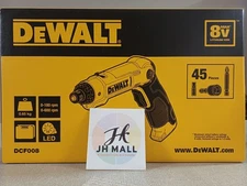 DeWalt 8V MAX Screwdriver 45-Piece Set DCF008 1.5Ah Battery / Tracking