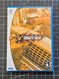 Dreamcast Crazy Taxi Version 2 Your Choice of Custom Case NO Game or Manual