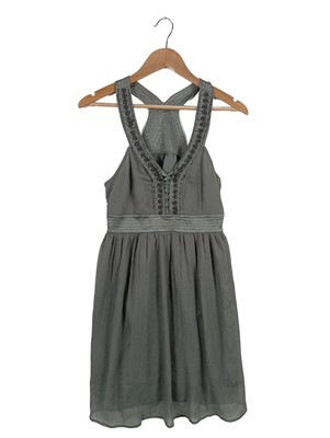VERO MODA Cocktailkleid Damen Kleid Gr. DE 38 hellgrau Casual-Look