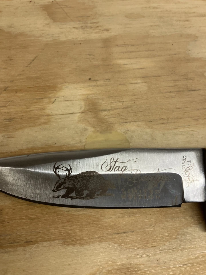 Tejón Ciervo Toro Alemán Edición Limitada Hoja Fija #440C Foto 2 de 4