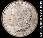 1887 Morgan Dollar- Silver- Choice Gem Brilliant Uncirculated- Luster #K4061
