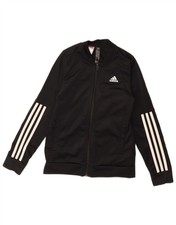 Adidas M&auml;dchen Primegreen Trainingsanzug Oberteil Jacke 9-10 Jahre schwarz Polyester JM13