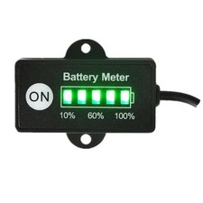 12V Battery Meter Lead-Acid Battery Indicator for Motorcycle Golf Carts Car M...