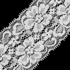 2-3/8" Decorative Raschel Stretch Lace Trim, 2 Yards, 11 colors, SEE-SL-0159