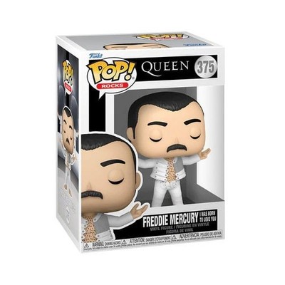 Queen - Freddie Mercury - Funko Pop Rocks # 375 Figur NEU 09555428