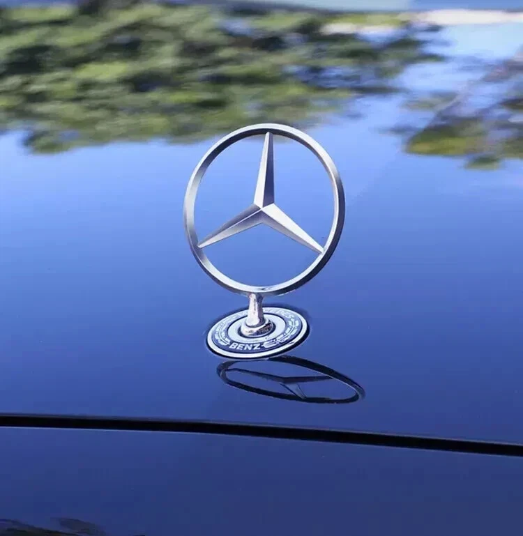 For Mercedes-Benz Front Hood Ornament Mounted Standing Star Badge Emblem US NEW - Изображение 4 из 4