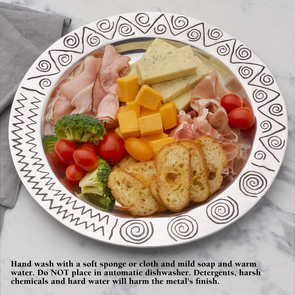 Reggae Small Round Serving Tray, 12-Inch - Image 3 of 4