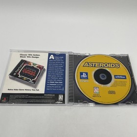 Asteroids PS1 PlayStation 1 Complete CIB + Registration Card