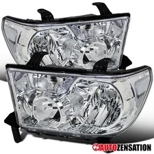 Fit 2007-2013 Toyota Tundra 2008-2017 Sequoia Headlights Headlamps Left+Right