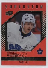 2022-23 Upper Deck Series 2 Honor Roll Red Rainbow Nicholas Abruzzese Nick g4k