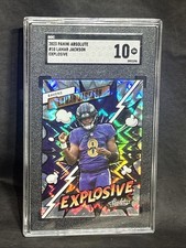 2023 Lamar Jackson Explosive Vertical SGC 10 Absolute ~ Ravens MVP Case Hit 💥💥