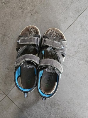 Sandalen Bama Echtform maxi 36 grau/blau Klettverschluss Junge