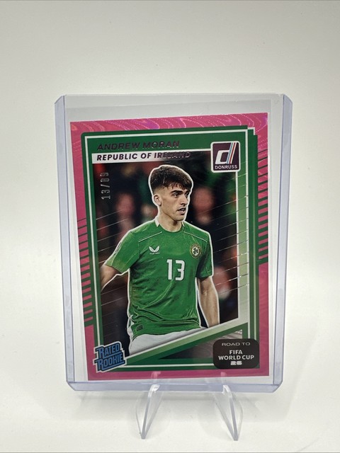 2025-26 Donruss Road To World Cup Ireland Andrew Moran Rated Rookie Pink  /89