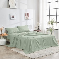 Doz By Sijo Doz 100 Gots Certified Organic Cotton Sheet Set Crisp Percale Weave