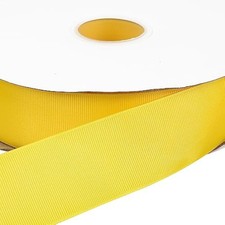 1 1/2 Inch Yellow Grosgrain Ribbon for Gift Wrapping, 100 Yards High D