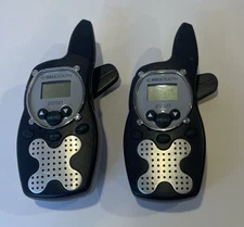 Bell South Black/Silver Walkie Talkie 2 Way Radio Model 2250 Tested and Working