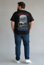 American Apparel Mens Black Cotton Crew Neck ...