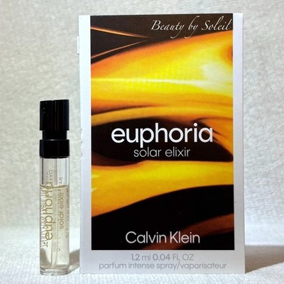 Calvin Klein Euphoria Solar Elixir Parfum Intense Sample Spray .04oz 1.2ml *2026