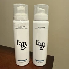 L'ange Lange Glass Hair Thermal Blowout Primer 5 oz Lot of 2 NEW & 1 Is SEALED