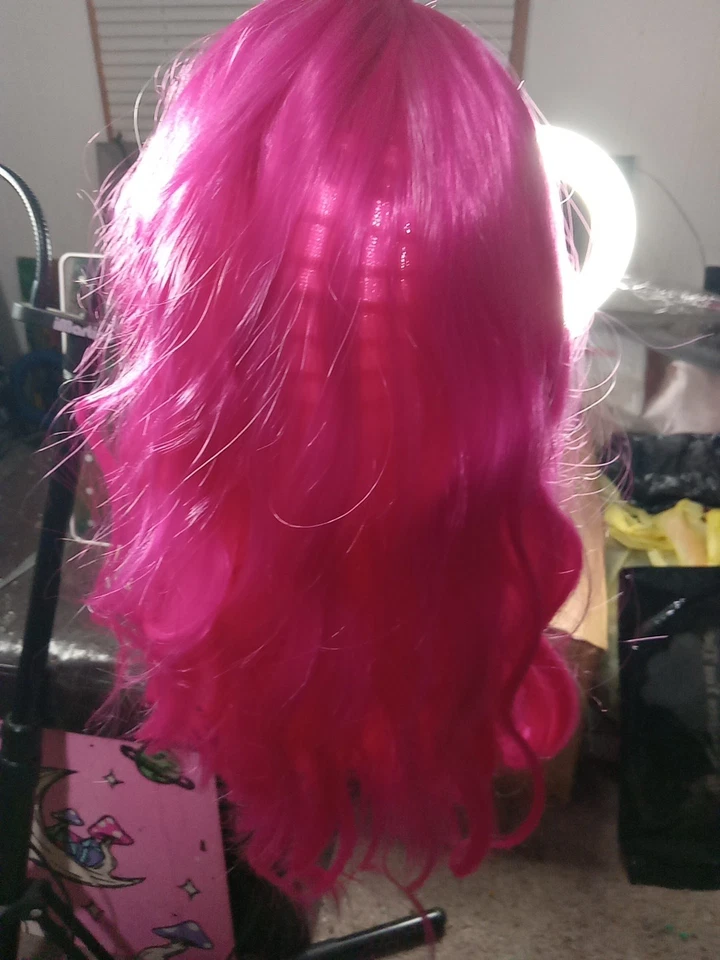 假发粉色短发卷发 — 第 4/4 张图片