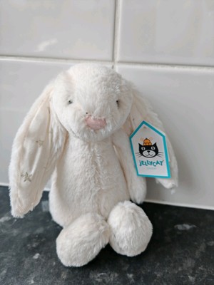 New Jellycat Small Bashful Twinkle Bunny Bnwt Rare & Retired Soft