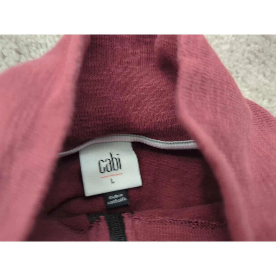 Chaqueta de Entrenamiento CAbi Para Mujer Grande Mangas Largas Cremallera Completa Cuello Simulado Ropa Activa Foto 2 de 4