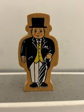 Wooden Sir Topham Hatt The Fat Controller Thomas & Friends 7cms tall