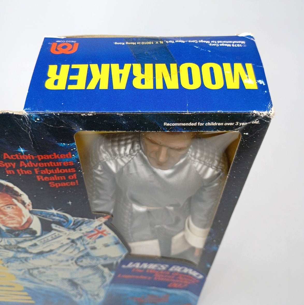 超貴重 メゴ製 007/ムーンレイカー R・ムーア フィギャー 中古品 超