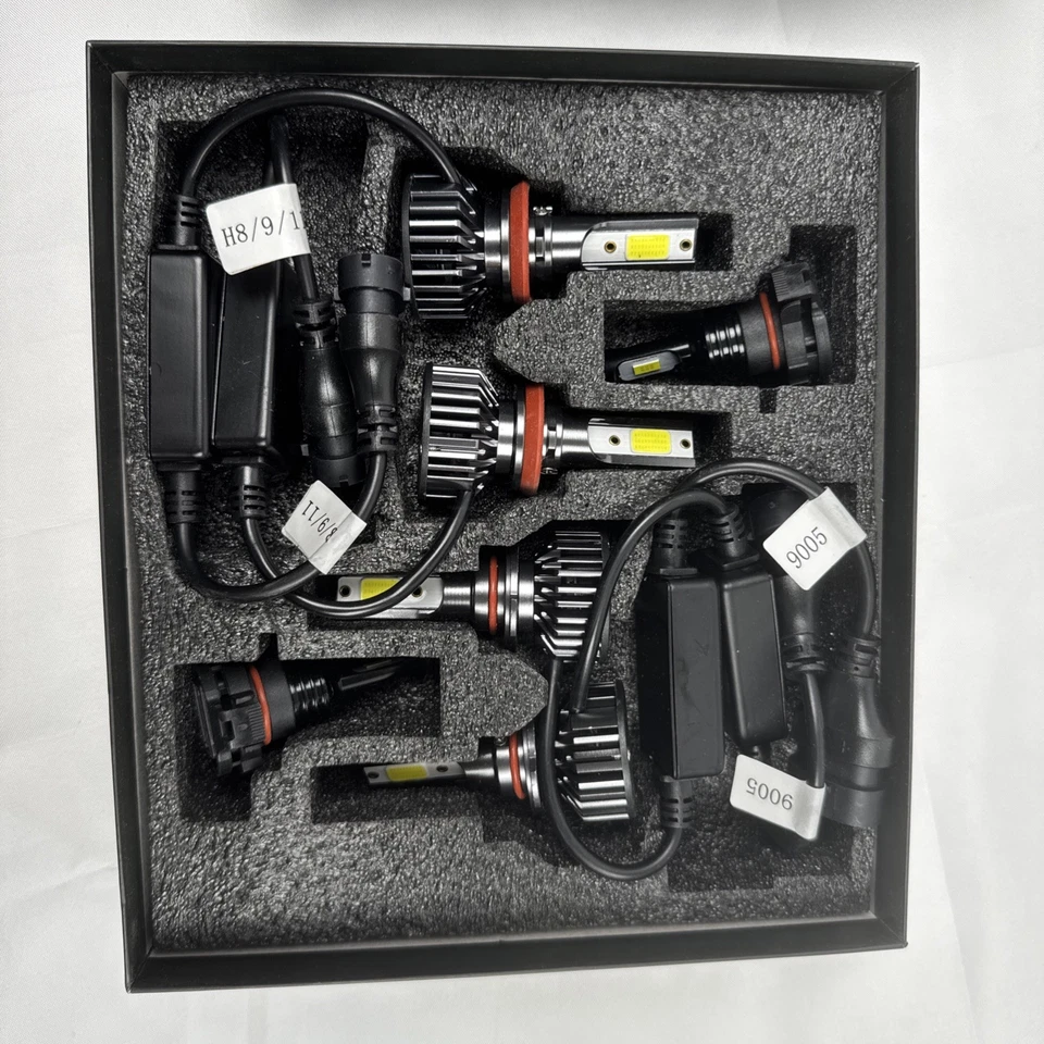 Juego de faros LED para Chevy Tahoe 2007-20? 9005/HB3, H11/H9/H8, niebla 5201/5202 Foto 2 de 4